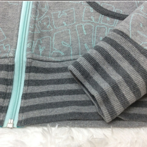 Lululemon Revolution Graffiti Scuba Hoodie Size 6 - Picture 6 of 13